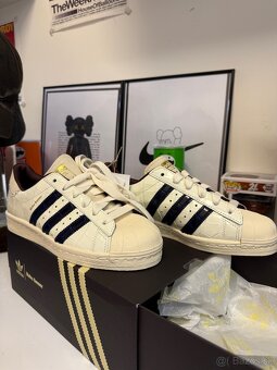 Adidas × Wales Bonner Superstar White Navy - 9