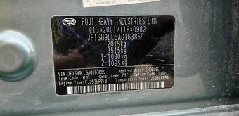 Subaru Forester 2.5, benzín +LPG, automat - 9