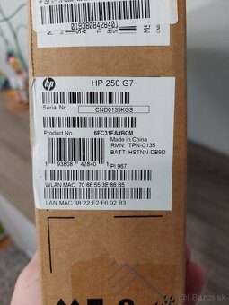 Notebook HP 250 G7 - 9