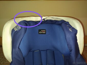 Predam autosedacku 9-18kg Britax Romer Safefix Plus Modra - 9