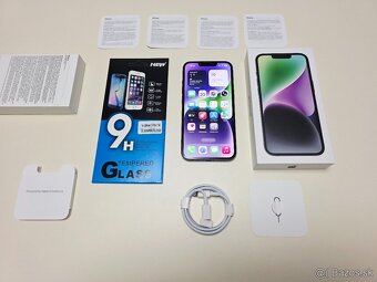 Apple iPhone 14 128gb MIDNIGHT,BATERKA 100% TOP STAV - 9