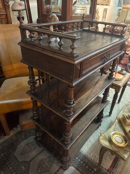 starožitná etažérka - 9