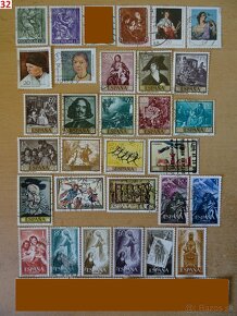 Nádherné poštové známky UMENIE 2 - 9
