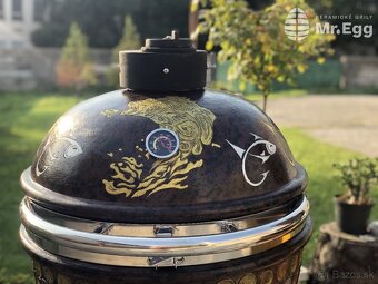 NOVÝ - Keramický grill Mr. Egg - Fish - 18" a 20" - 9