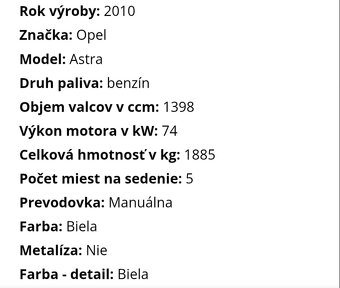 Opel astra j 1,4 - 9