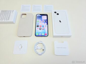 APPLE IPHONE 13 128gb STARLIGHT,BATERKA 100% - 9