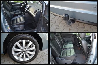 VW SHARAN 2.0 TDI, PANORÁMA, KOŽA, BIXENÓN, 7 MIESTNE, ŤAŽNÉ - 9