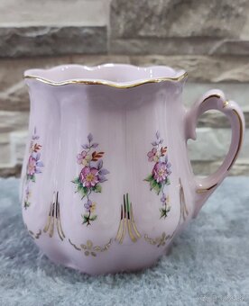 Růžový porcelán, 2 hrníčky, Chodov - 9