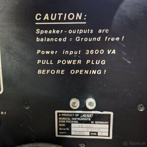 CRAFT SYSTEM BY SOLTON CA-1600...Mos-Fet Koncový zosilovač . - 9