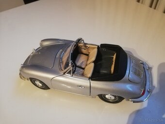 1:18 Porsche 356B Cabriolet 1961 -strieborna - 9
