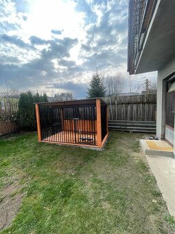 Voliera pre psa, dvoj voliera, koterec od 2x2m - 9