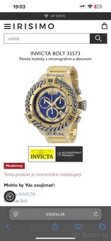 Invicta Bolt - Hercules 35573 Men's Quartz Watch - 53mm. - 9