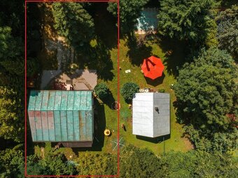 PREDAJ: záhrada 458 m2 s chatou, jazero Malý Draždiak, Petrž - 9