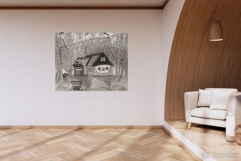Obrazy čiernobiele – autorská kolekcia - 9