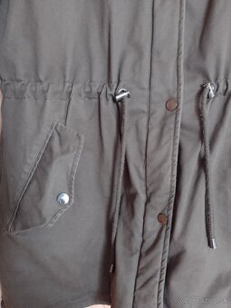 Teplučká zimná predĺžená bunda v.XL - 9