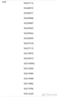 Spojka LUK, koncern Fiat, Lancia, AlfaRomeo, 1.4i - 9