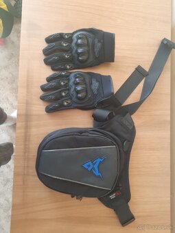 Predám Kabelku,bundu,helmu,rukavice,topánky na motorku - 9