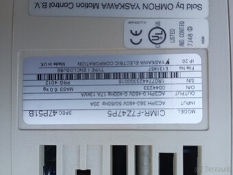 Frekvenčný menič Omron , 3fazovy, 7,5kw 400v - 9