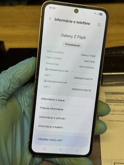 Zánovný Samsung Galaxy Z Flip6 12GB/512GB - záruka 1,5 roka - 9