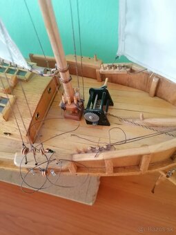 Veľký model lode handmade - 9