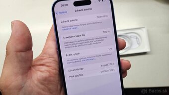 Apple iPhone 16 modrý 128GB - aj vymením - 9