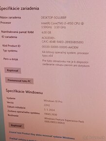 PC Lenovo komplet monitor,klávesnica,myš... - 9