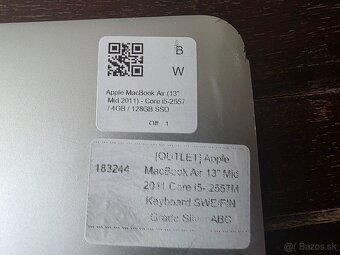 Apple MacBook Air 13 Early 2011 Core i-5 - 9