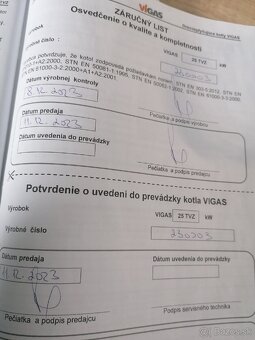 Teplovzdušný kotol Vigas 25 TVZ s reguláciou SK 4000 - 9