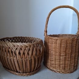 Prútené koše, košíky... - 9