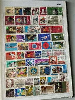 6. Bundes, DDR - Poštové známky - 9