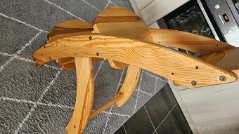 Detska rastuca stolicka z masivu - 9