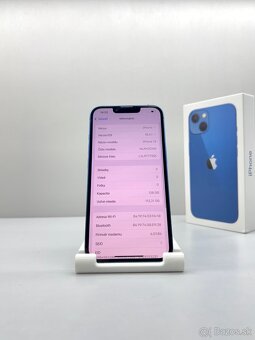 iPhone 13 BLUE 128GB ORIGINÁL STAV PRÍSLUŠENSTVO - 9