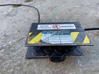 Pneumatický nožnicový zdvihák HOMOLA - 9