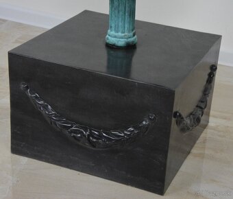 Bronzová socha - Medusa na mramoru - XXL - 98 cm - 9