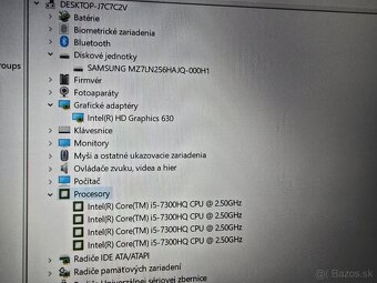 Lenovo T470 plnefunkcne s 8gb ram 256gb ssd diskom a i5 proc - 9