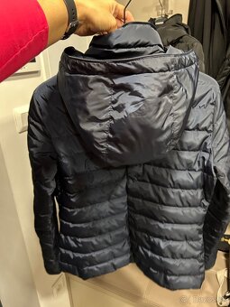Armani modrá bunda M originál s kapucňou - 9