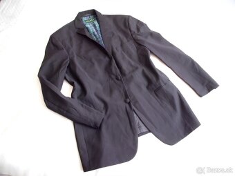 Ralph Lauren pánske vlnené sako čierne L - 9