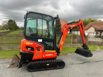 Minibagr Kubota KX019-4 hyd.podvozek / 2x lžíce - 9