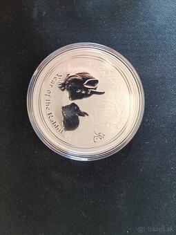 Kompletná sada Lunar II. 1oz. Strieborné mince. - 9