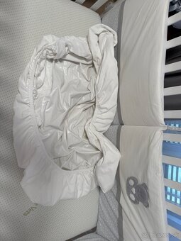 Detská postieľka Erbesi s medvedíkov a srdiečkami - 9