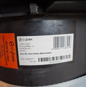 Cybex Aton M I size vajicko + zakladna - 9