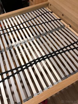 IKEA posteľ MALM s roštom LÖNSET + nočná komoda - 9