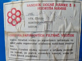 Vzduchový filter suchý SPP 750 - 9