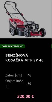 Benzínová kosačka s pojazdom - MTF SP46 - 9
