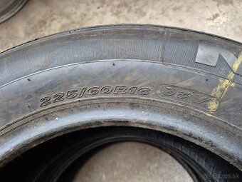 225/60 r16 letné 4 ks NEXEN dezén 6,7 - 6,4 mm - 9