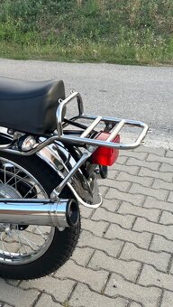 Jawa 350/634 svetlomet,smerovky,nosič - 9