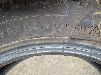 215/65 r17 zimné 4 ks CONTINENTAL dezén 7,7-7,2 mm - 9