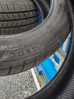 Zánovné zimné pneu 225/55R17C - 9