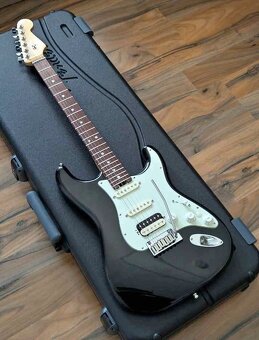Fender American Elite Stratocaster HSS Mystic Black + kufor - 9