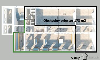 PRENÁJOM: Obchodný (administratívny) priestor 24/7, 173 m2, - 9